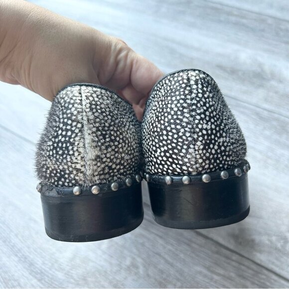 Adrianna Papell Prince Animal Print Studded Loafers - Picture 6 of 14